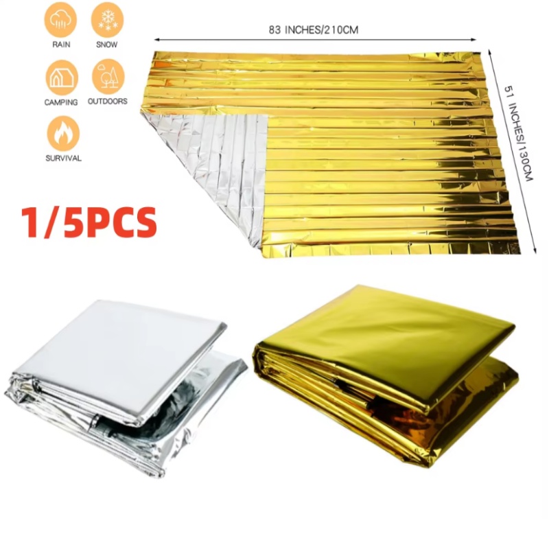 Survival Blanket Reflective - Аварийное одеяло из майларовой фольги 130x210